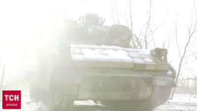 A more personal and detailed interview with the crew of the Ukrainian Bradley which took on a russian T-90M. 
