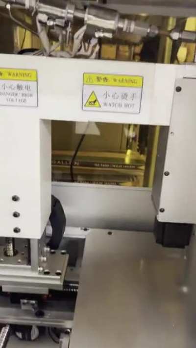 I developed an automated robotic oil cartridge filling machine… Fastest in the world!