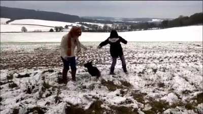 Family meets an unexpected pal