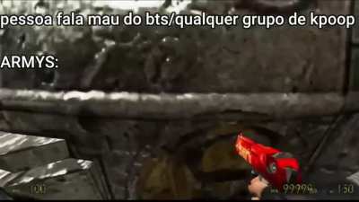 O título morreu para uma bomba nuclear (meme original)