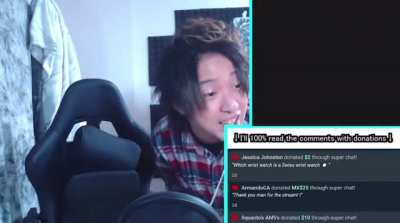 “If I see a comment with an anime icon the stream ends”