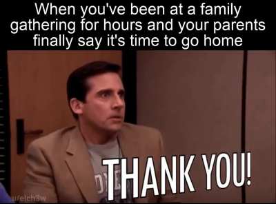 There is no greater relief than this