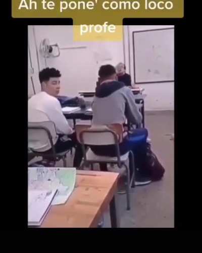 Profe qlao pesao por lo que se enoja