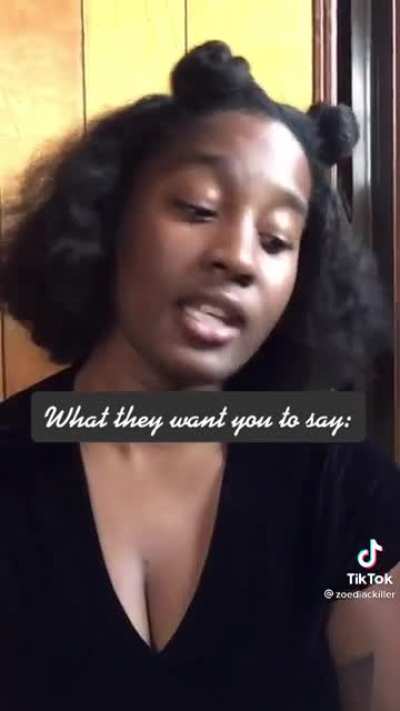 What you want to say vs what they want you to say