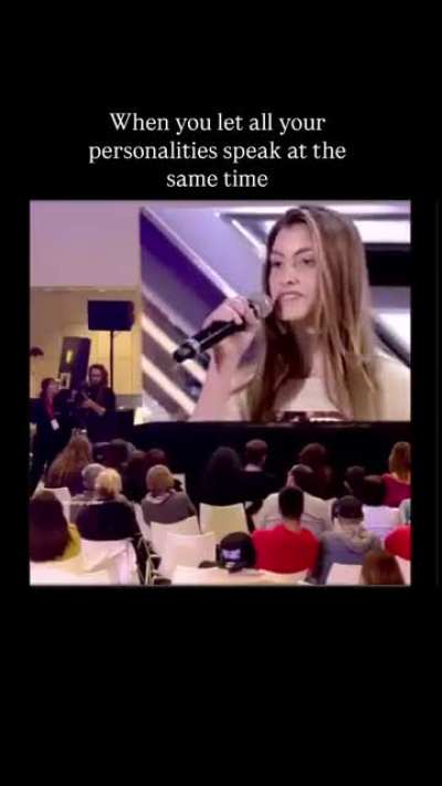 And she did it with a straight face