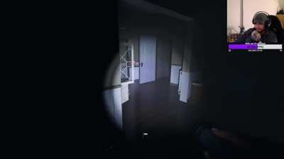 Ghost decided to throw my friends body at the perfect moment...