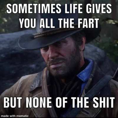 All fart, no shit
