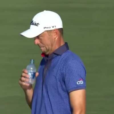 When you almost rinse it on the 72nd hole but it stays in play and you win the players champ<wbr>ionsh<wbr>ip...