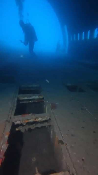 Sunken airbus A300 kuşadasi,Turkey