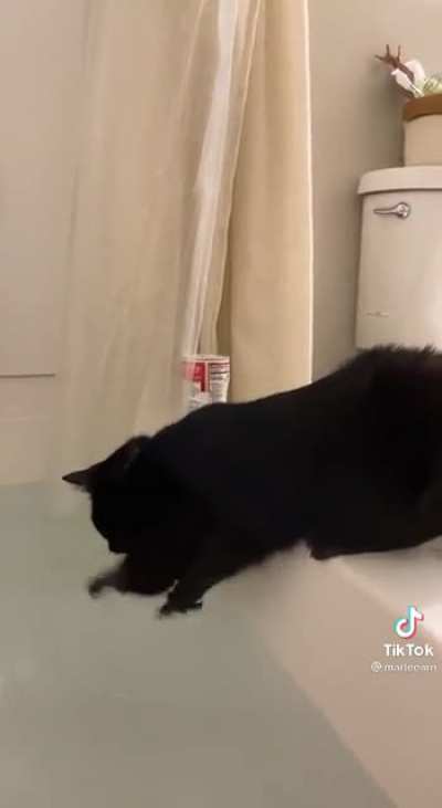 Gotta make sure the bath is safe