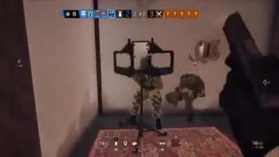 When you get shot by your teammate