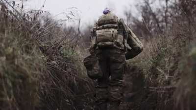 We were in the trenches with Ukrainian soldiers - and a kitten called Olenka. ‘If we win my children will live in freedom’ says Vadym. Then we came under fire…