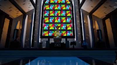 My Cathedral build with Stained Glass windows
