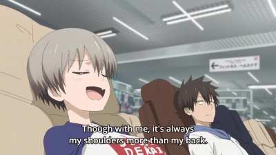 [Clip] Uzaki going to the electronics store [Uzaki-chan wa Asobitai]
