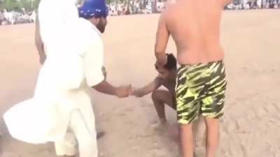 Traditional Slap contest