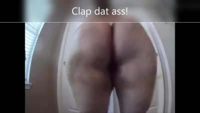 Thick chocolate girl clapping dat ass 2