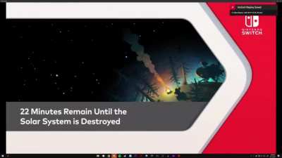 22 minutes until the solar system is destroyed