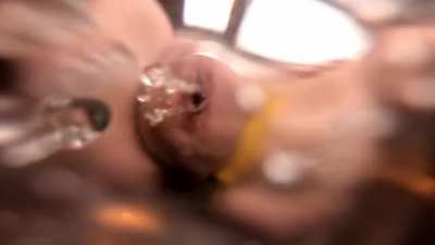 ⭐⭐⭐Pee in a glass pitcher from the inside?⭐⭐⭐ [f]