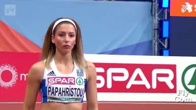 Paraskevi Papachristou, Greek triple jumper. Banned from 2012 Olympics for a racist tweet. Won some European Gold medals and such.