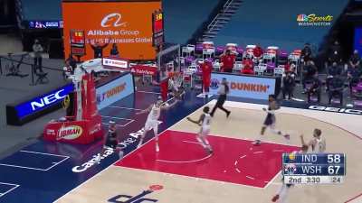 [Highlight] Westbrook throws a full court pass to Beal