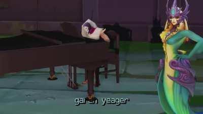 Me and My Support After Getting Ganked For 17 Times By Enemy Jungler