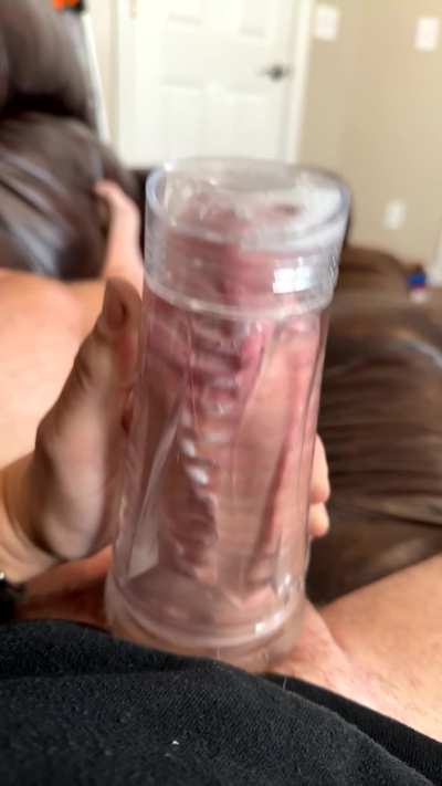 Draining my cock