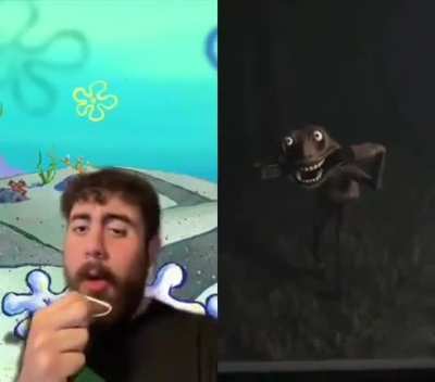 What happend to you mr Squidward!?