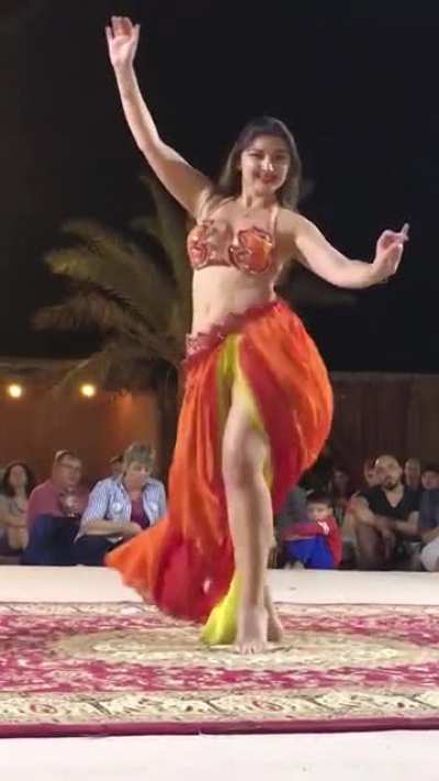 This belly dancer