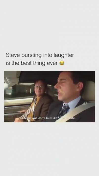 Steve Cracking Up in Blooper Should Brighten Anybody's Day!