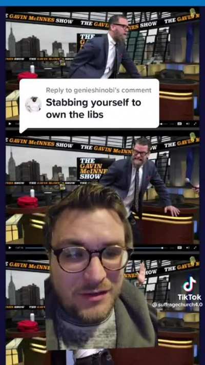 He sure showed them... stupid libs trying to stop people from shove stuff up their ass