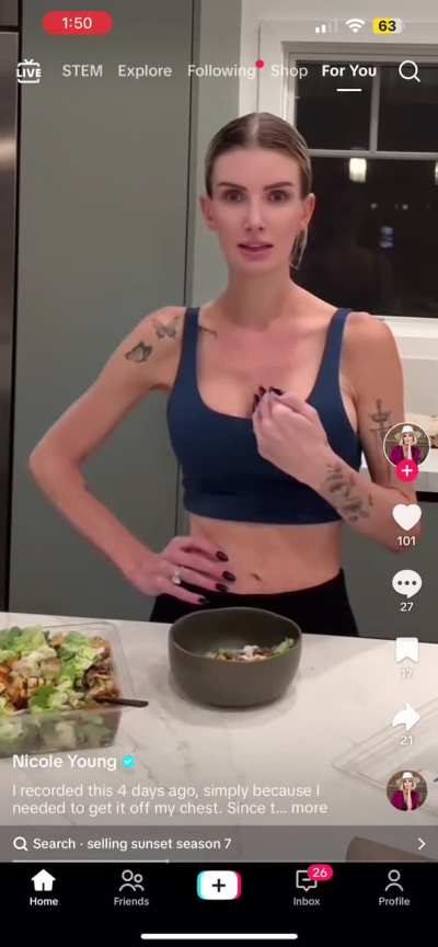 Nicole’s newest tiktok