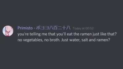 Mods have unfortunately imploded into a black hole, check out this dumbass fail to make ramen