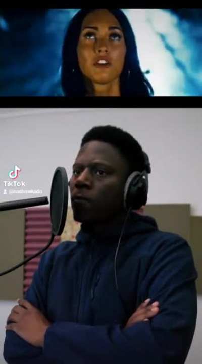 I tried to do the voice of Optimus Prime and Ratchet from Transformers