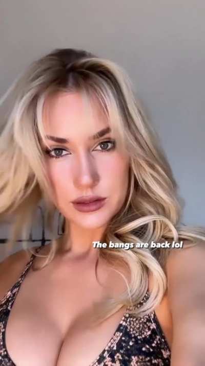The bangs are back!