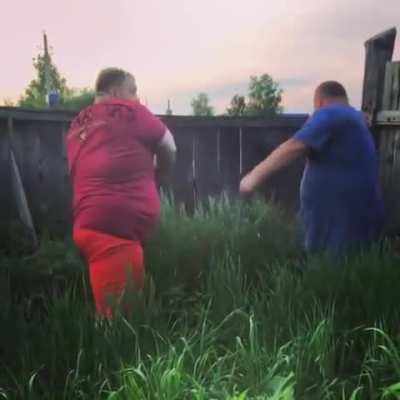 Russian slap champion (Visilii Kamotskii) destroys watermelon