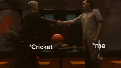 After 30 mins of bad cricket tomorrow...