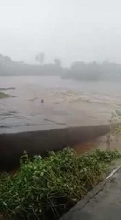 WCGW if you try to cross a running stream