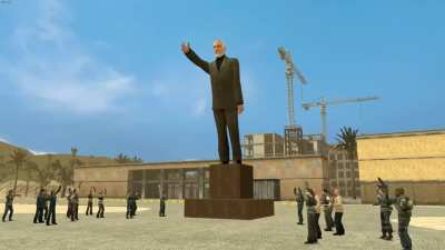 FALL OF BREEN STATUE