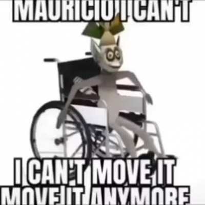 He just wanted to move it move it :(