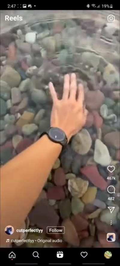 Like washing you face with cold water right after waking up