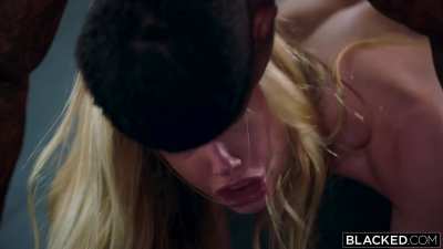 Hot Blonde fucked senselessly by a big cock