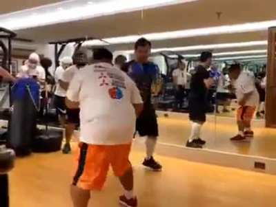 Pacquiao has started training for upcoming fight with Spence.