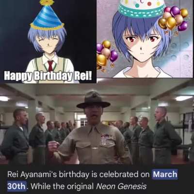 Feliz aniversário rei, segunda melhor garota