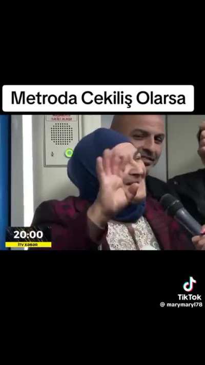 POV: shooting a TV broadcast in Baku metro