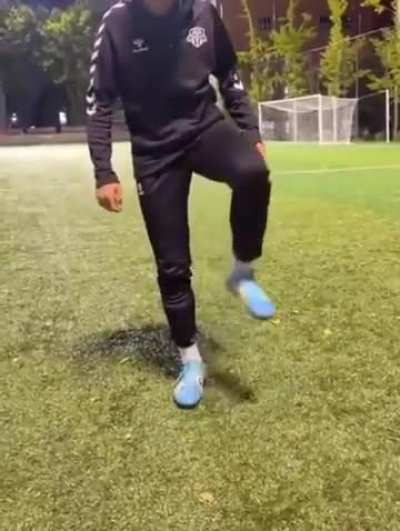 The skill to create the illusion of levitation