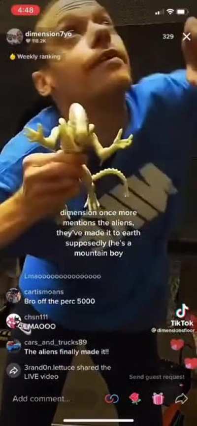 The aliens finally made it