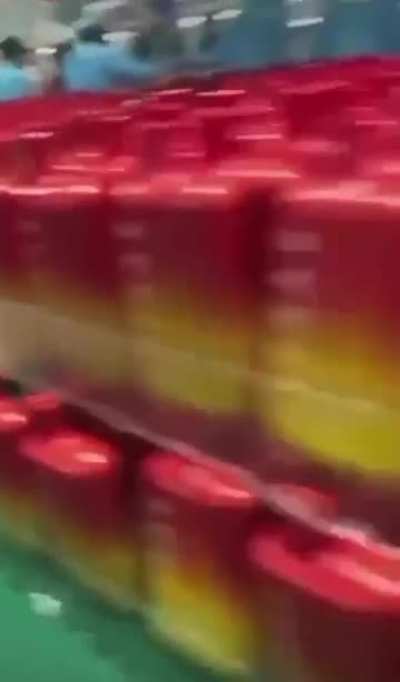 Workers in vape factory doing a checkup
