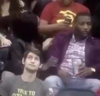 What could go wrong rejecting a kiss on the Kiss Cam?