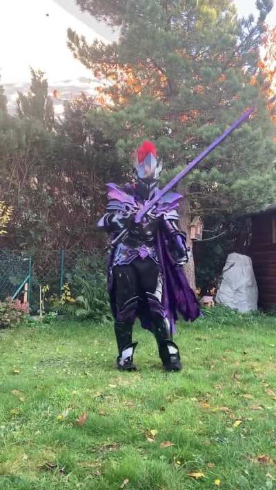 My finished shadow Igris Cosplay Armor