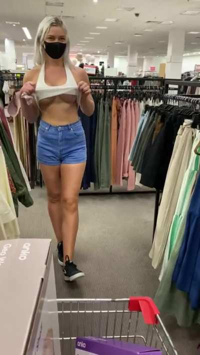 Dropping them while shopping ;)